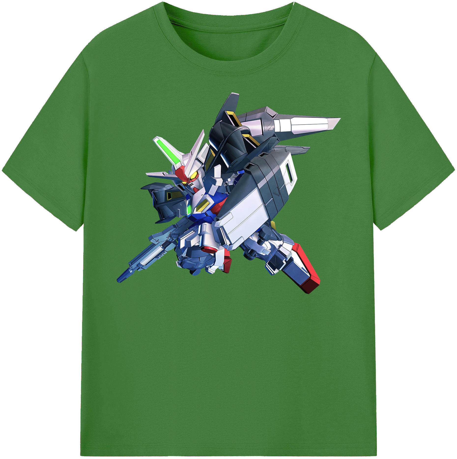 （画像用） 機動戦士ガンダム Mobile Suit Gundam レディースカジュアルプリントTシャツ（綿100％）